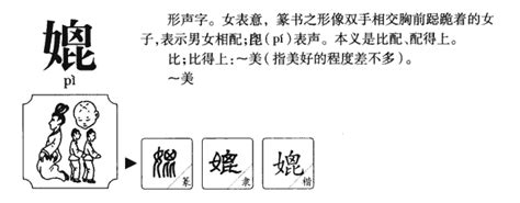 媲 粵音|媲字用粤语广东话点读(怎么读)